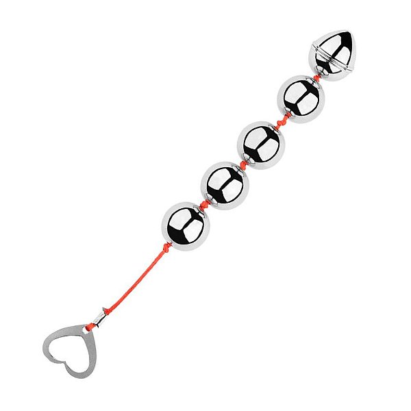 Plug Anal com Bolas para Pompoarismo - 4 Esferas Internas