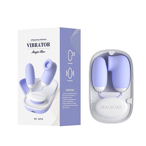 Cápsula Vibratória Com Controle Com Fio - Magic Box