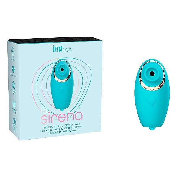 Vibrador La Sirena com Estimulação Tripla - Intt Toys