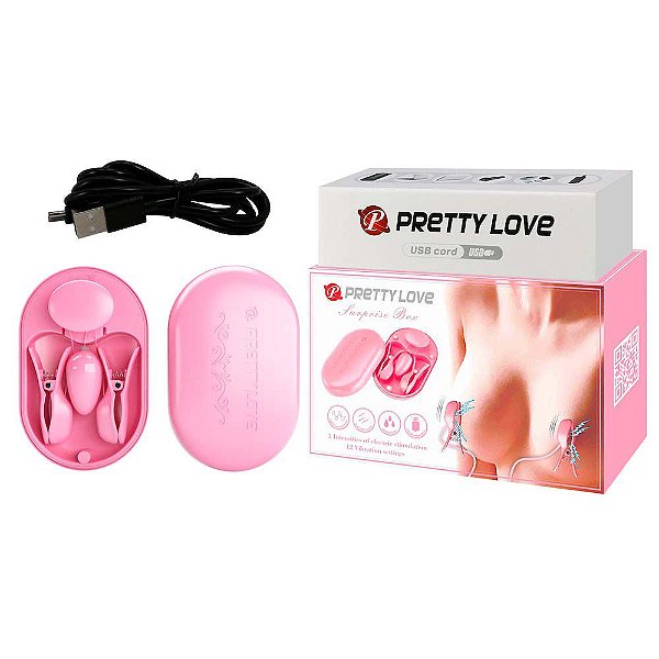 Estimulador de Mamilos com Controle de Box - Pretty Love
