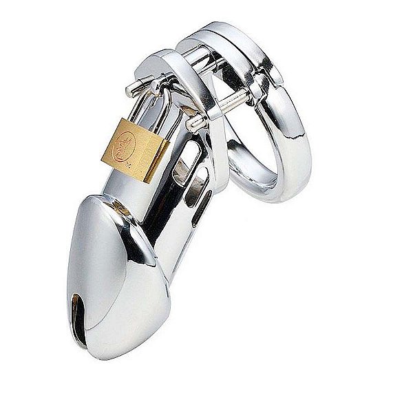 Cinto de Castidade em Aço com Ponta Aberta - SI