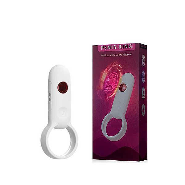 Anel Peniano Recarregável com Estimulador Clitoriano
