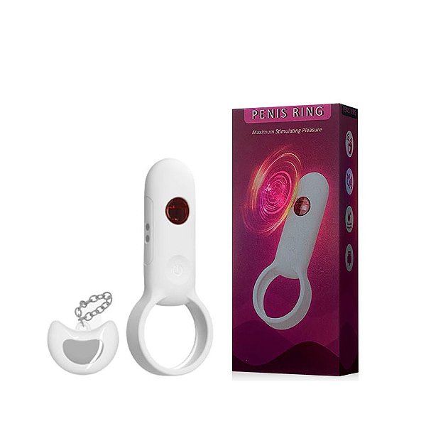 Anel Peniano com Estimulador Clitoriano E Controle Remoto