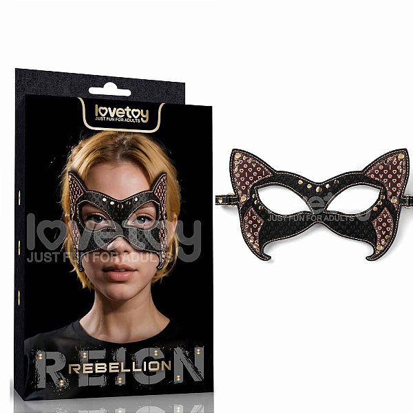 Máscara Gato com Tiras - Rebellion Reign Cat Mask Lovetoy