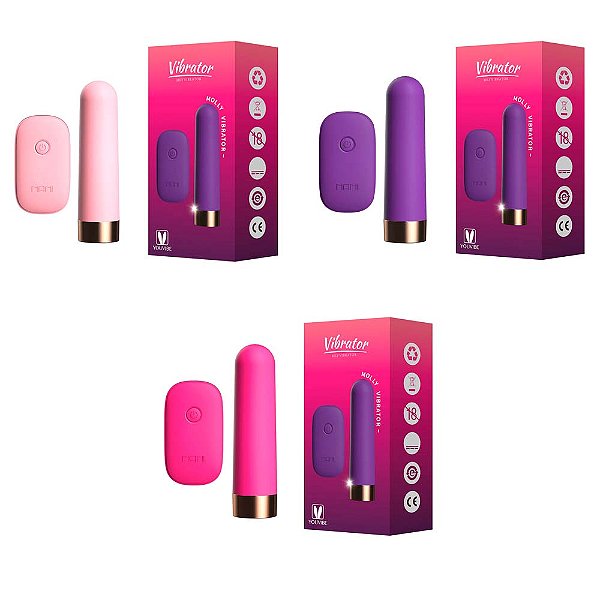 Cápsula Vibratória Recarregável com Controle Remoto