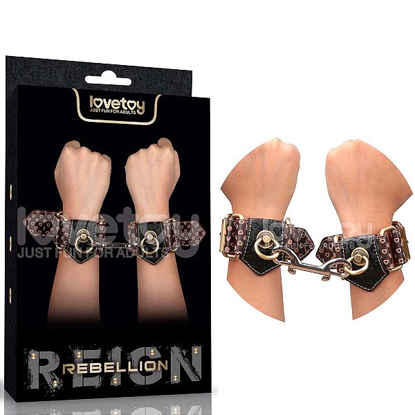 Algemas de Couro com Detalhes - Rebellion Reign Lovetoy