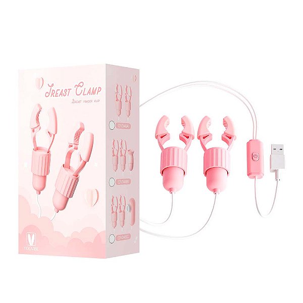Prendedores de Mamilos de Pressão com Vibração - Youvibe