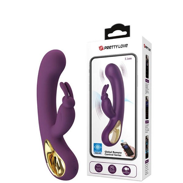 Vibrador Ponto G e Clitóris com Aplicativo - Pretty Love Liam