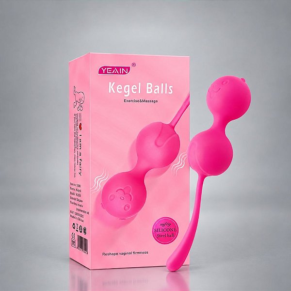 Bolas de Pompoar com Alça de Segurança - Yeain Kegel Balls