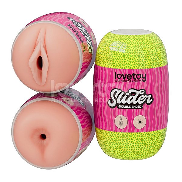 Masturbador Duplo Vagina e Ânus - Lovetoy Slider
