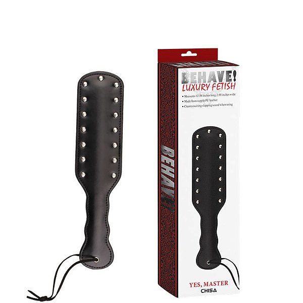 Palmatória com Rebites e Alça para Punho - Luxury Fetish