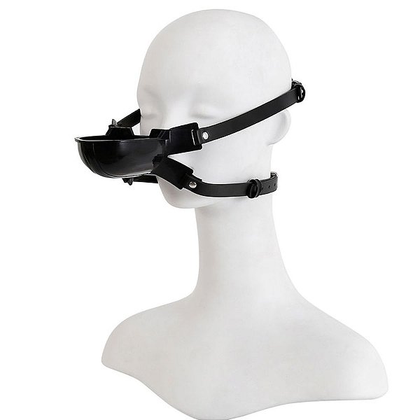 Mordaça com Funil para Líquidos e Fivelas Ajustáveis