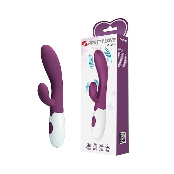 Vibrador Ponto G e Clitóris Com 30 Modos de Vibração - Pretty Love Alvis