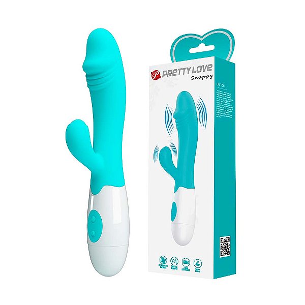 Vibrador Ponto G E Clitóris Com 10 Modos De Vibração - Pretty Love Snappy