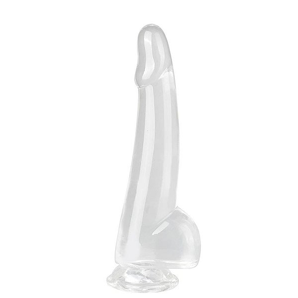 Pênis Realístico 28,5 cm: Corpo Liso, Ventosa e Escroto