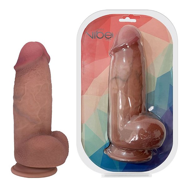 Pênis Realístico 20,5 Cm: Dupla Densidade e Ventosa - Good Vibe Toys