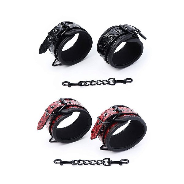 Tornozeleira com Corrente de Metal e Acabamento Brilhante