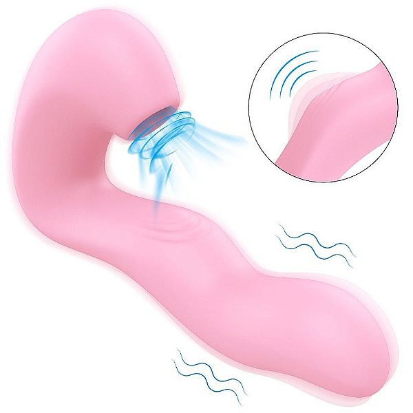 Vibrador Ponto G e Clitóris: Pulsação e Tapping - S-Hande Magic Finger
