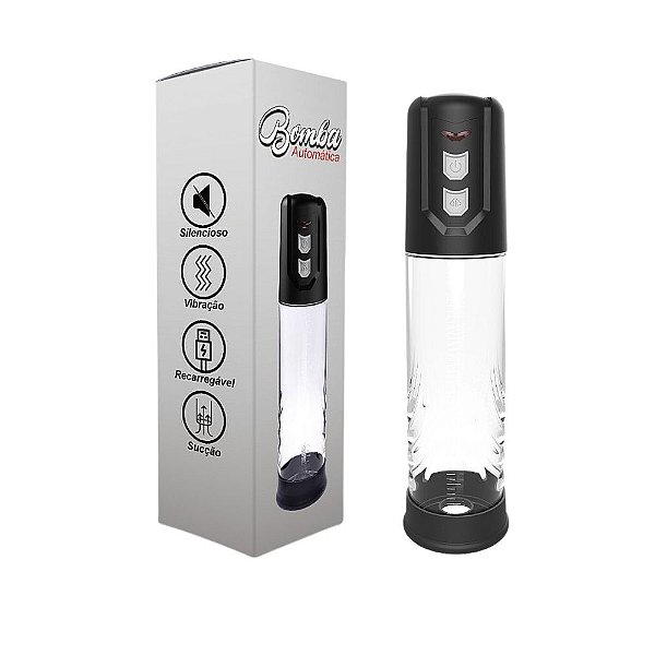 Bomba Peniana Automática Recarregável Via USB - Eficiência e Conforto