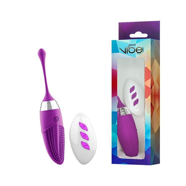 Bullet Formato Língua: Controle Remoto, 12 Vibrações - Good Vibe Toys