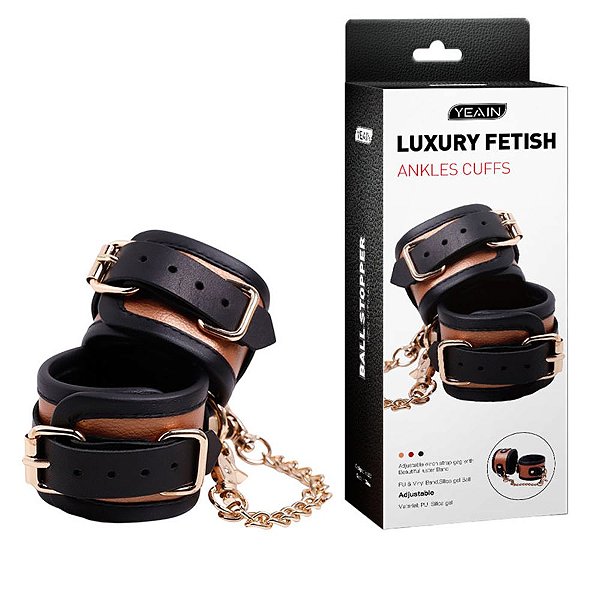 Tornozeleira com Corrente - Conforto e Ajuste Seguro