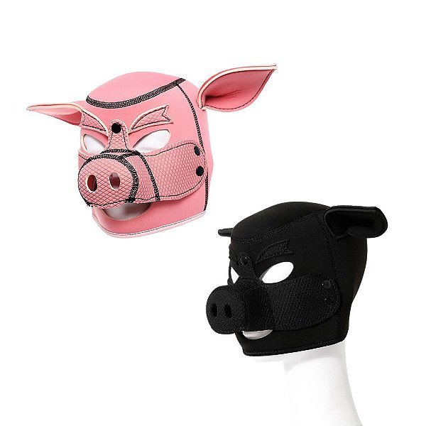 Capuz com Focinho de Porco Removível – Estilo e Personalização
