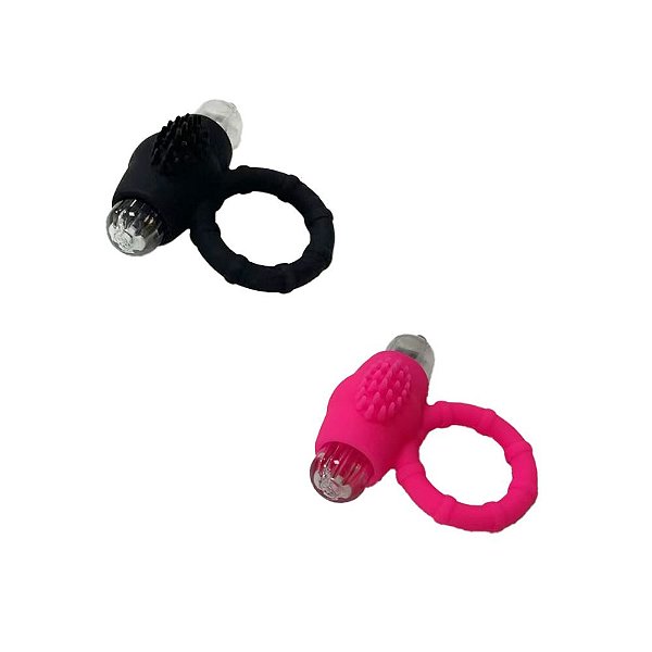 Anel Peniano Vibratório de Silicone Flexível