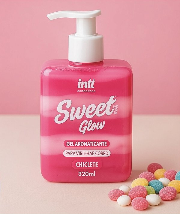 Creme Hidratante Sweet Glow Chiclete: Virilha e Corpo - Intt Cosméticos