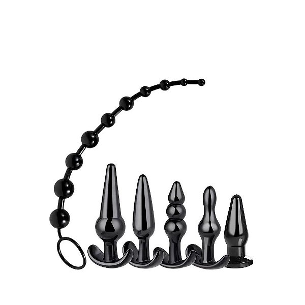 Kit com 6 Plugs Anais – Diferentes Tamanhos e Sensações