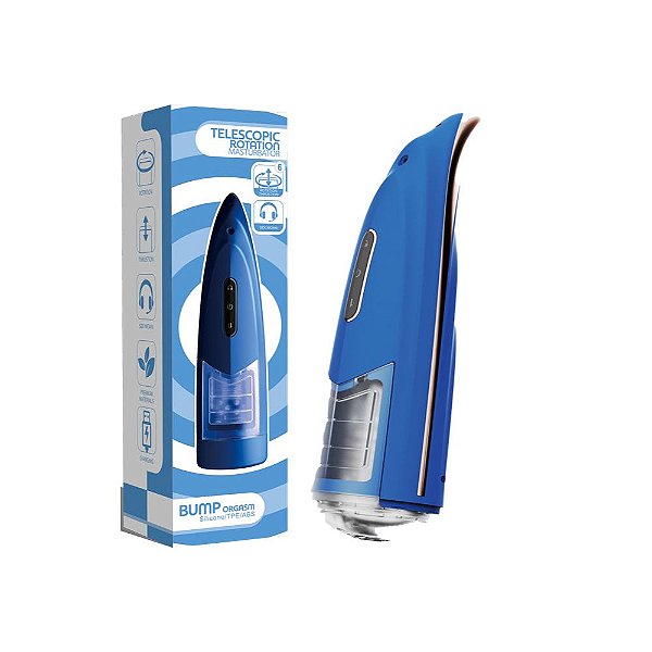 Masturbador Masculino Lanterna com Vai e Vem e Rotação