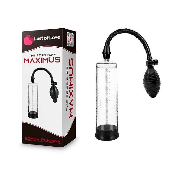 Bomba Peniana Manual com Anel de Silicone – Lust Of Love Maximus