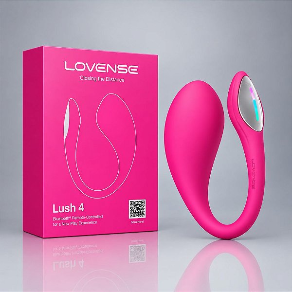 Lovense Lush 4 Original – Vibrador Ponto G com App e Controle à Distância