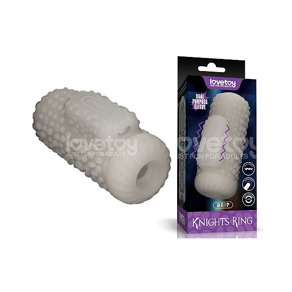 Masturbador Vibratório Dupla Funcionalidade - Drip Lovetoy