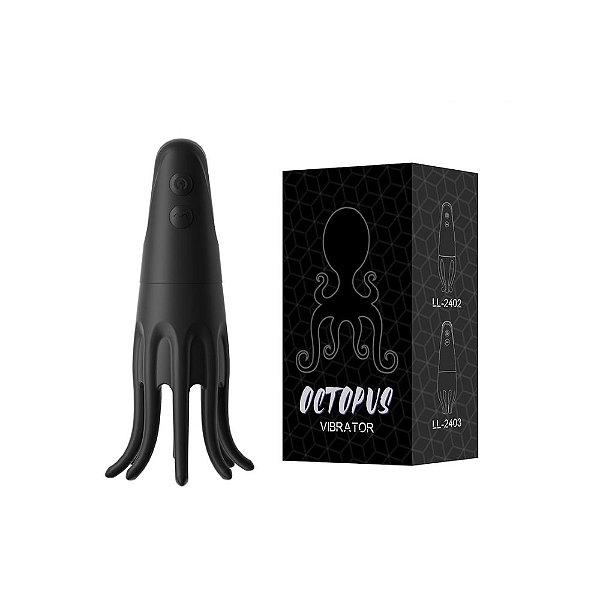 Masturbador Masculino Para Glande: Vibração e Choque - Octopus 2