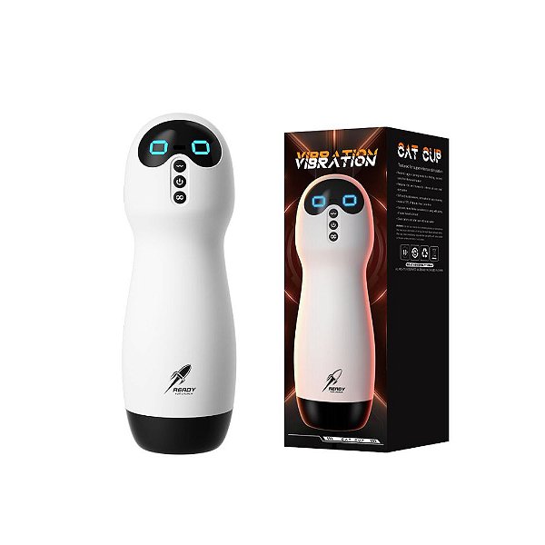 Masturbador Masculino Lanterna com Intensidade e 10 Modos de Vibração