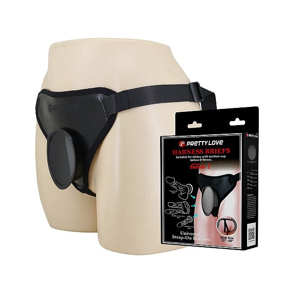 Cinta Peniana Ajustável com Base para Ventosa - Pretty Love Caludio I
