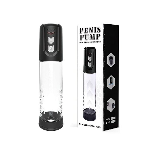 Bomba Peniana Automática: Aumento e Ereção - Suck Vacuum Pump