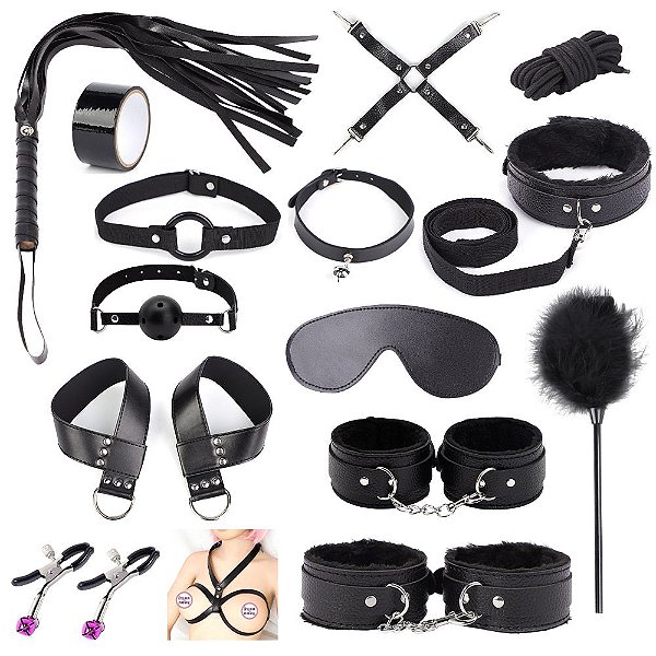 Kit Sado Bondage: 14 Produtos Essenciais para Aventura e Prazer