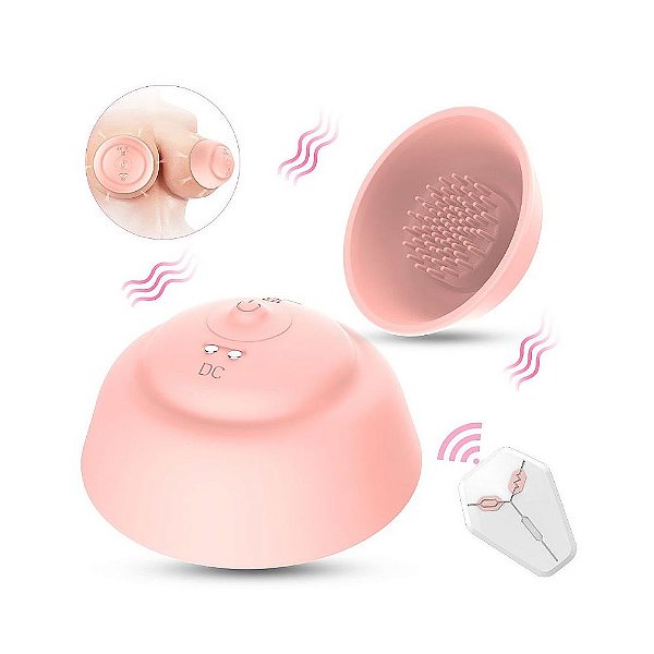 Kit com 2 Estimulador de Mamilo: Vibração e Controle Remoto