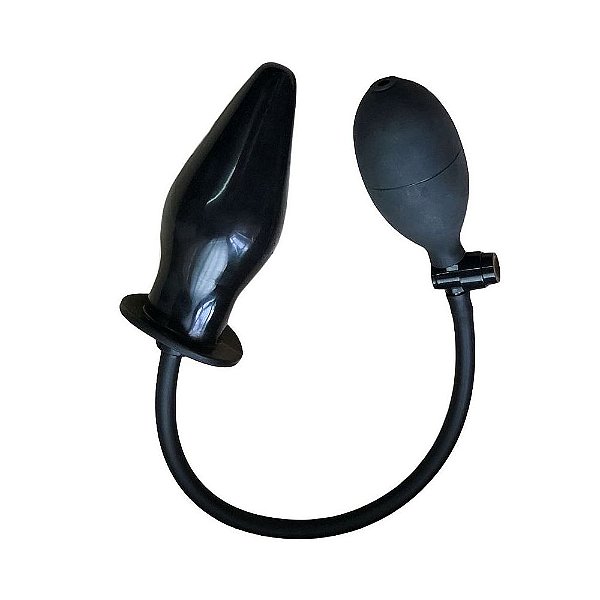 Plug Anal Inflável com Pera: Expandindo Sensações - 11,5 cm