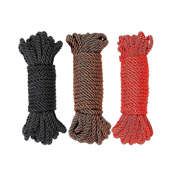 Corda Bondage de Poliéster 10 Metros - Ideal para Shibari, Kinbaku