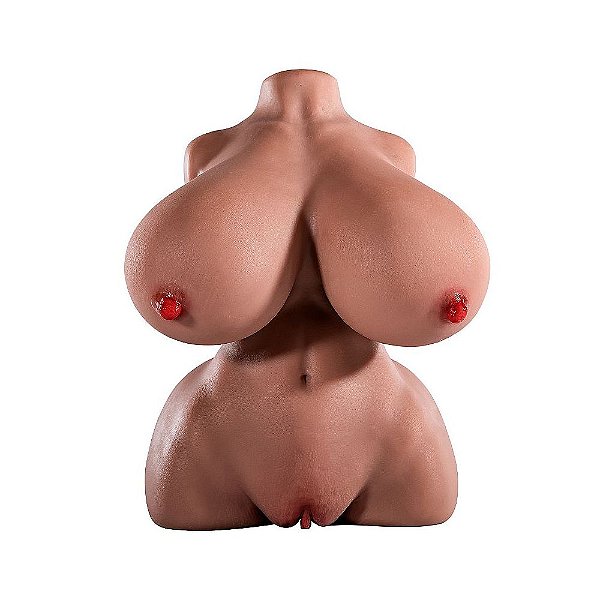 Masturbador Masculino Meio Corpo Realista 2: Vagina e Ânus Penetráveis