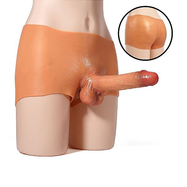 Cinta com Prótese Integrada 18,5 Cm: Em Silicone Líquido 1