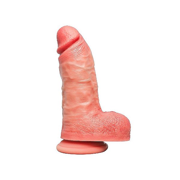 Pênis Realístico 25,5 cm: Silicone com Ventosa