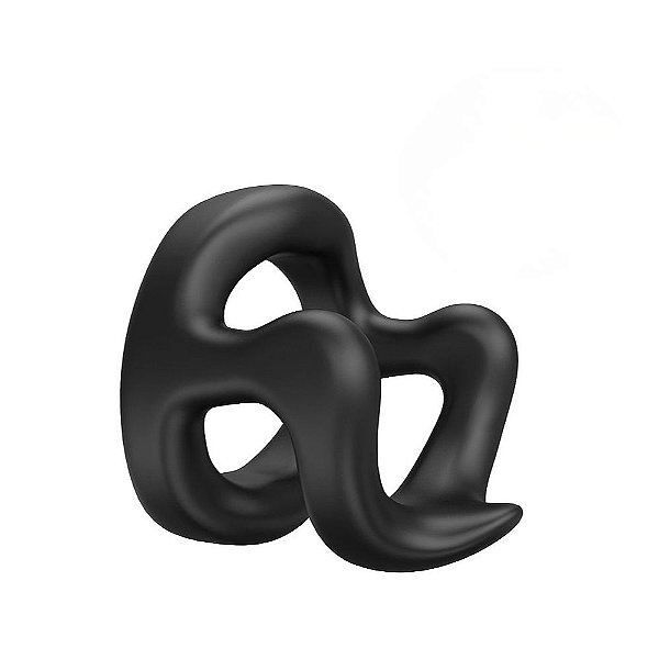 Anel Peniano Duplo M3 - Silicone com Textura Ondulada