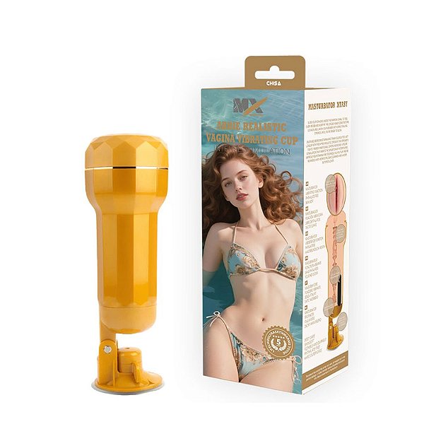 Masturbador Masculino Lanterna: Formato Vagina com Lábios Ocultos