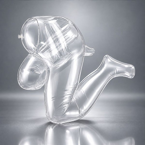Masturbador Inflável Crystal Legs Lust Of Love (100cm) – Realismo Translúcido em Escala Real