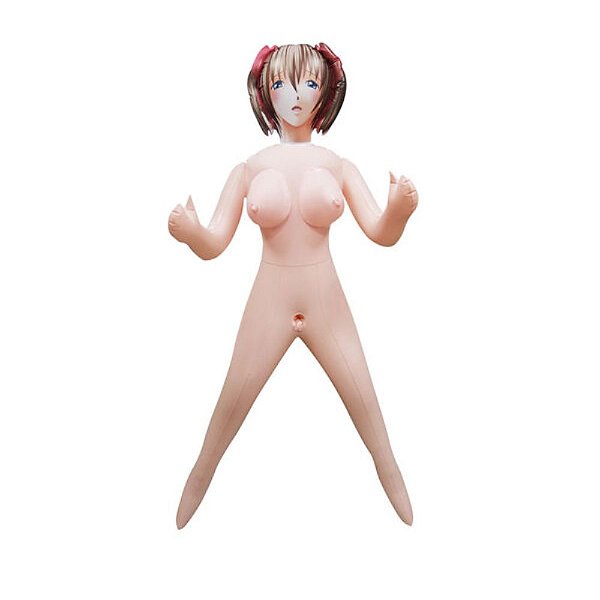 Boneca Inflável Realista com Rosto 3D e 2 Canais | 1,50m