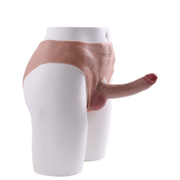 Cinta Peniana com Prótese Realista 11,5 Cm | Estilo Tanga com Abdômen