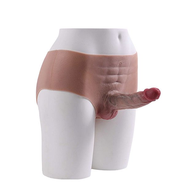 Cinta Peniana com Prótese Realista 16 Cm | Estilo Short com Abdômen